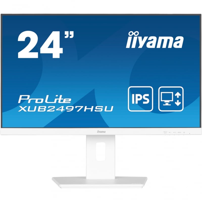 Монітор Iiyama XUB2497HSU-W2 безрамковий IPS 1920x1080 Full HD 24" (tf6920) - фото 3 Монітор Iiyama XUB2497HSU-W2 безрамковий IPS 1920x1080 Full HD 24" (tf6920) - фото 3
