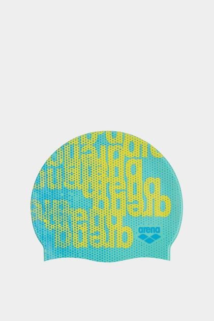 Шапочка для плавання Arena PRINT JR OFSM Блакитний/Жовтий (94171-242)