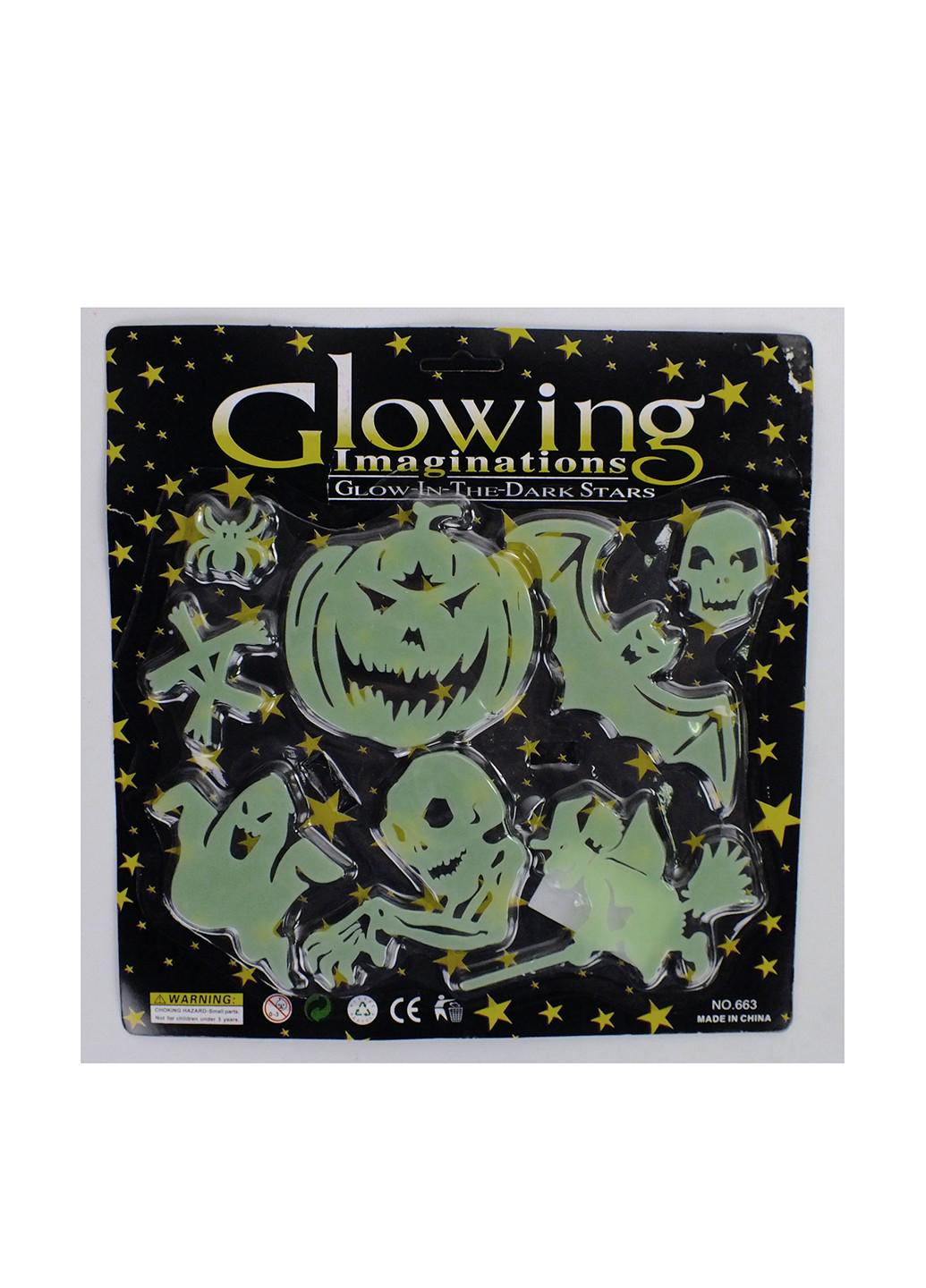Наклейки Halloween светящиеся (19-284)