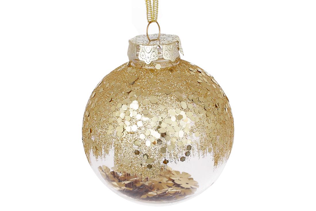 Шар новогодний BonaDi D-8 см 12 шт. (898-247)