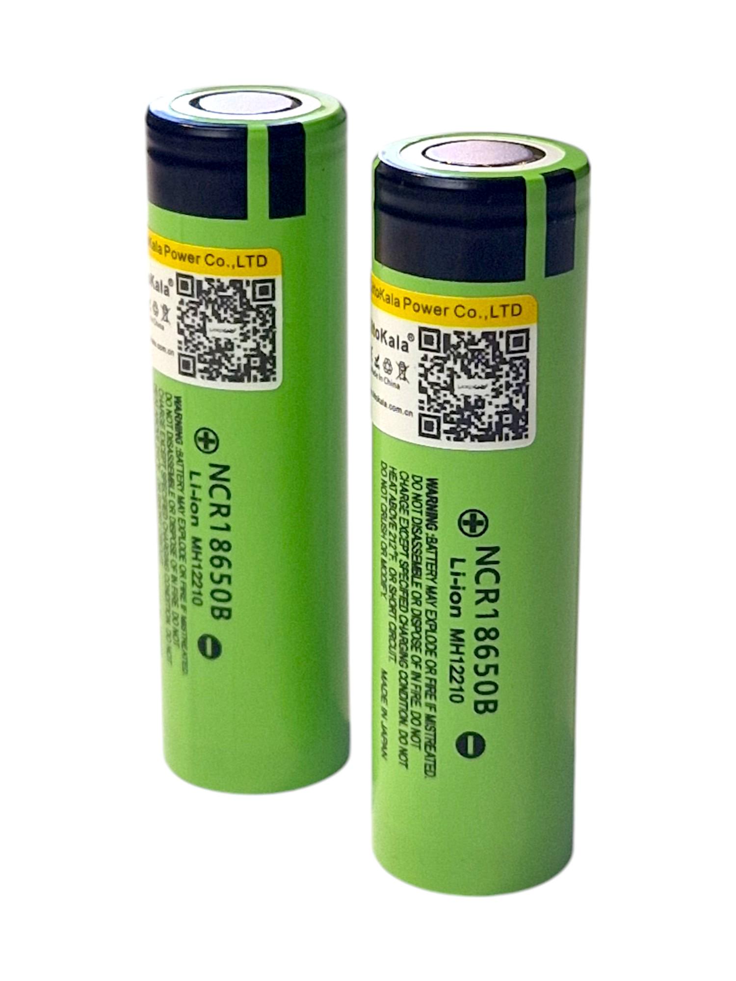 Акумулятор Liitokala 18650B li-ion 3400 mAh для пульта керування з плоским плюсовим контактом 2 шт. (619186)