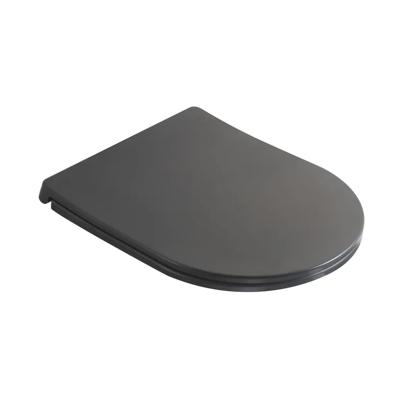 Сидіння-кришка для унітаза MIXXUS Premium SEAT COVER ELLIPSE-TOPPER-2002 дюропласт 425х360х25 мм Gray (2832796165)