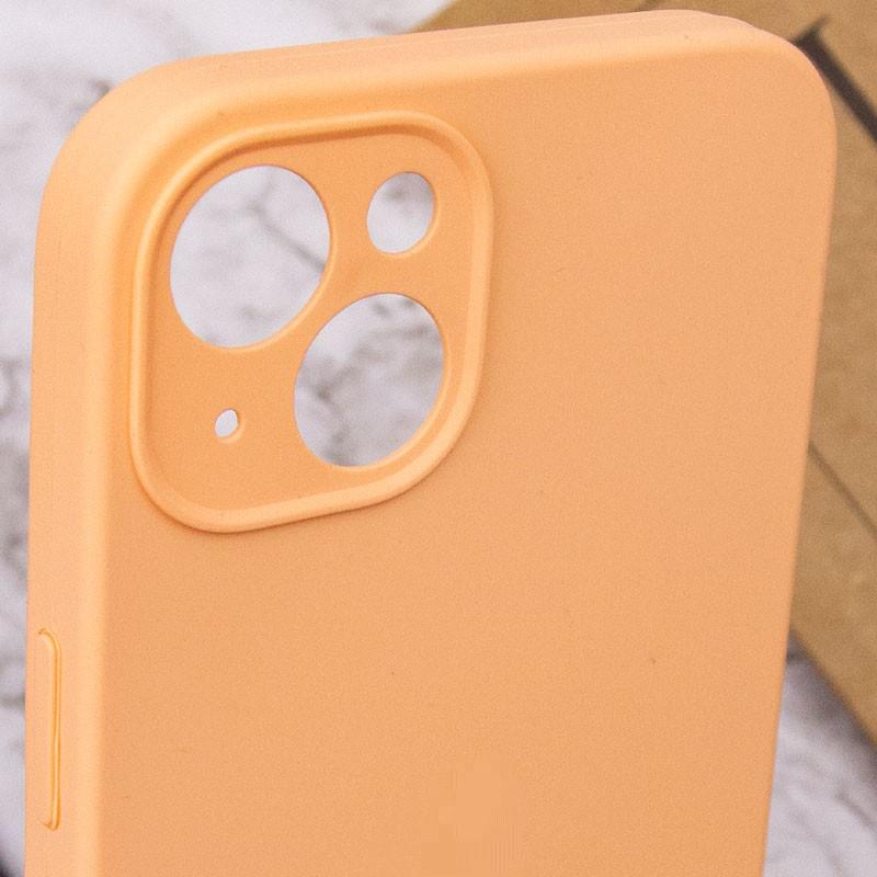 Протиударний Чохол Silicone Case Full Camera Protective (AA) для Apple iPhone 14 (6.1") Помаранчевий / Cantaloupe - фото 7