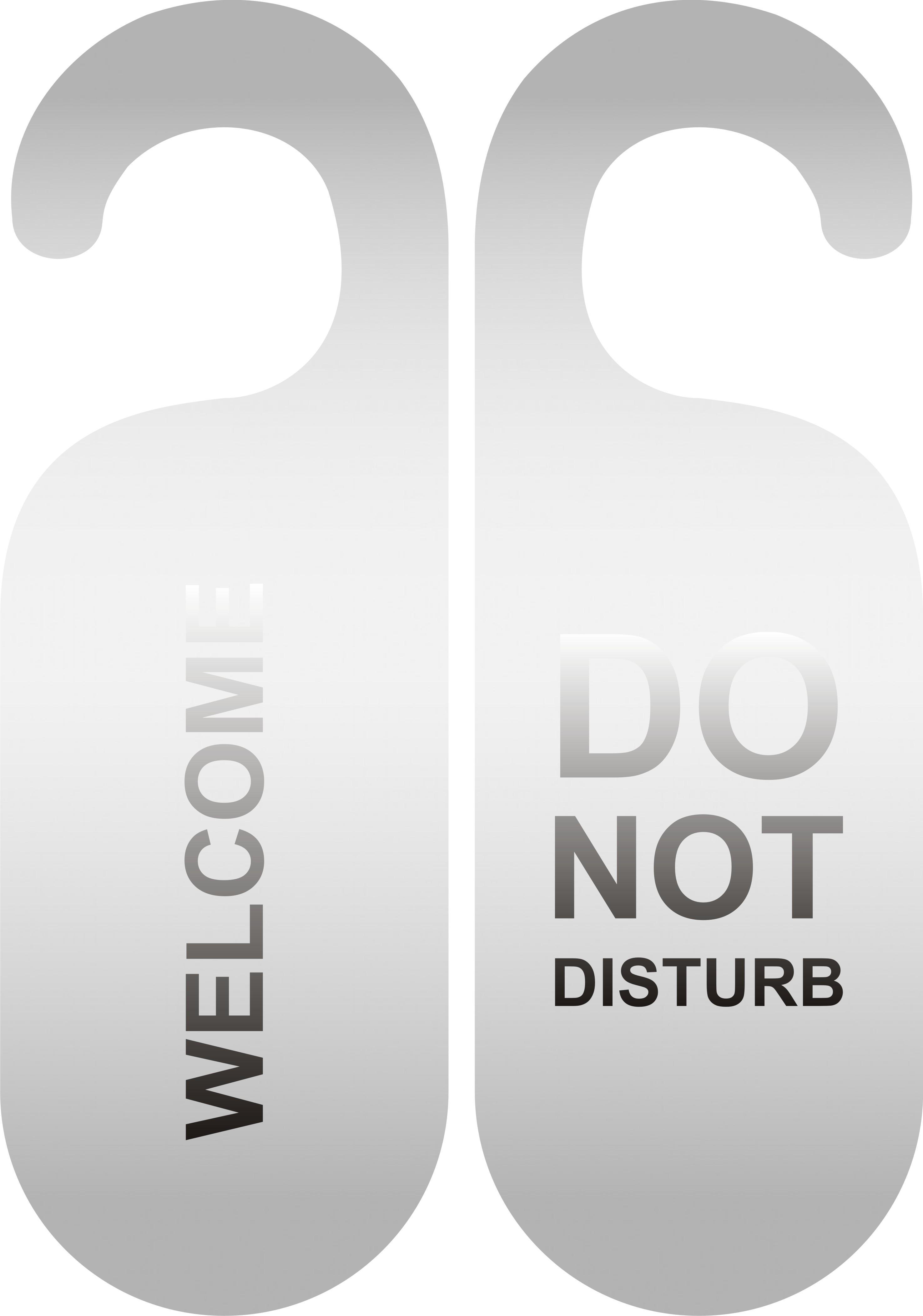 Табличка не беспокоить 20х9 см (2005)