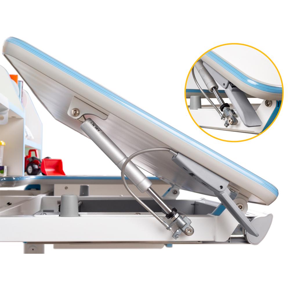 Парта трансформер школьная эргономичная Mealux Sherwood Energy Белый/Голубой (BD-830 W/BL Energy) - фото 9 Парта трансформер школьная эргономичная Mealux Sherwood Energy Белый/Голубой (BD-830 W/BL Energy) - фото 9