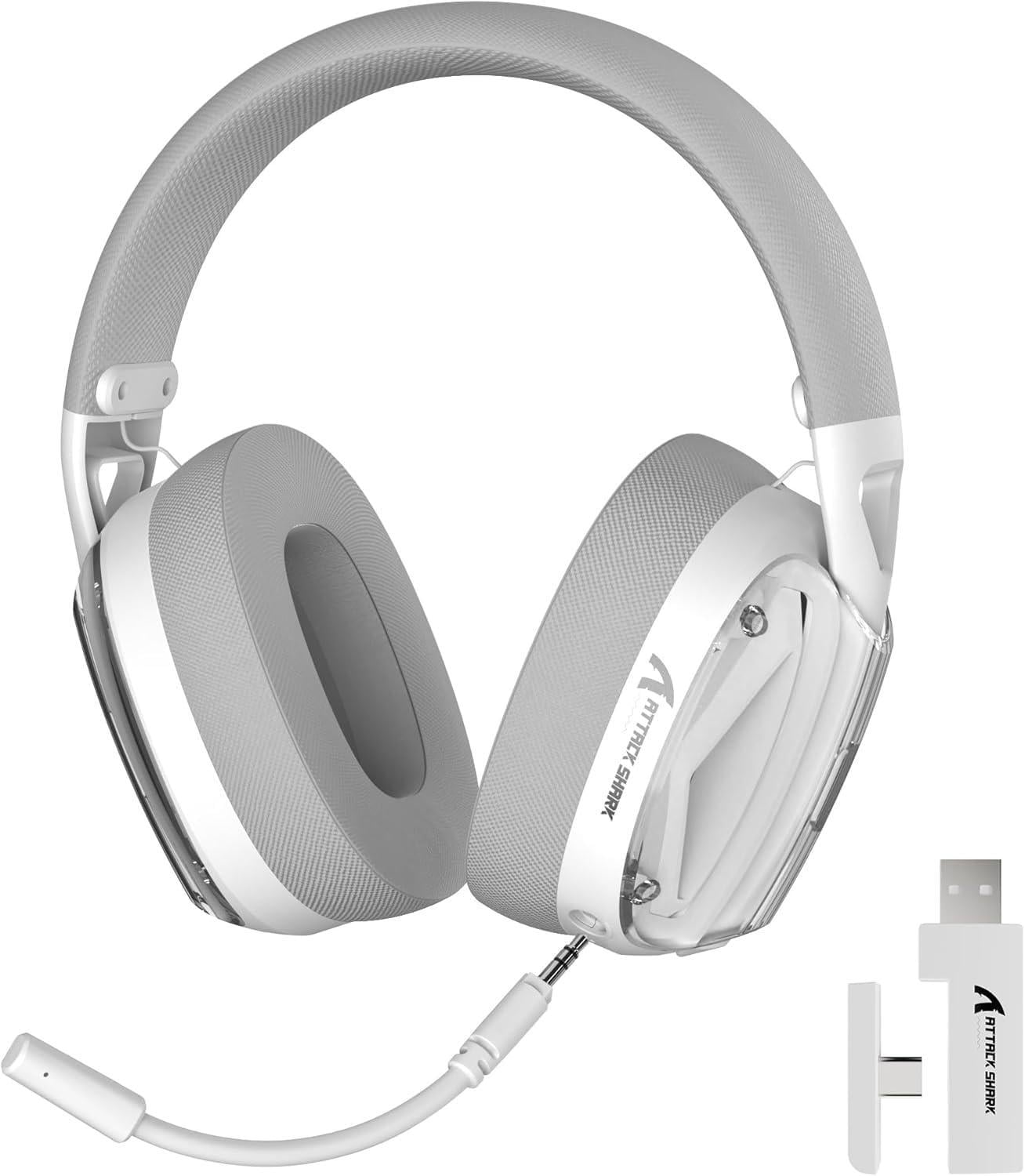 Навушники бездротові Attack Shark L60 White