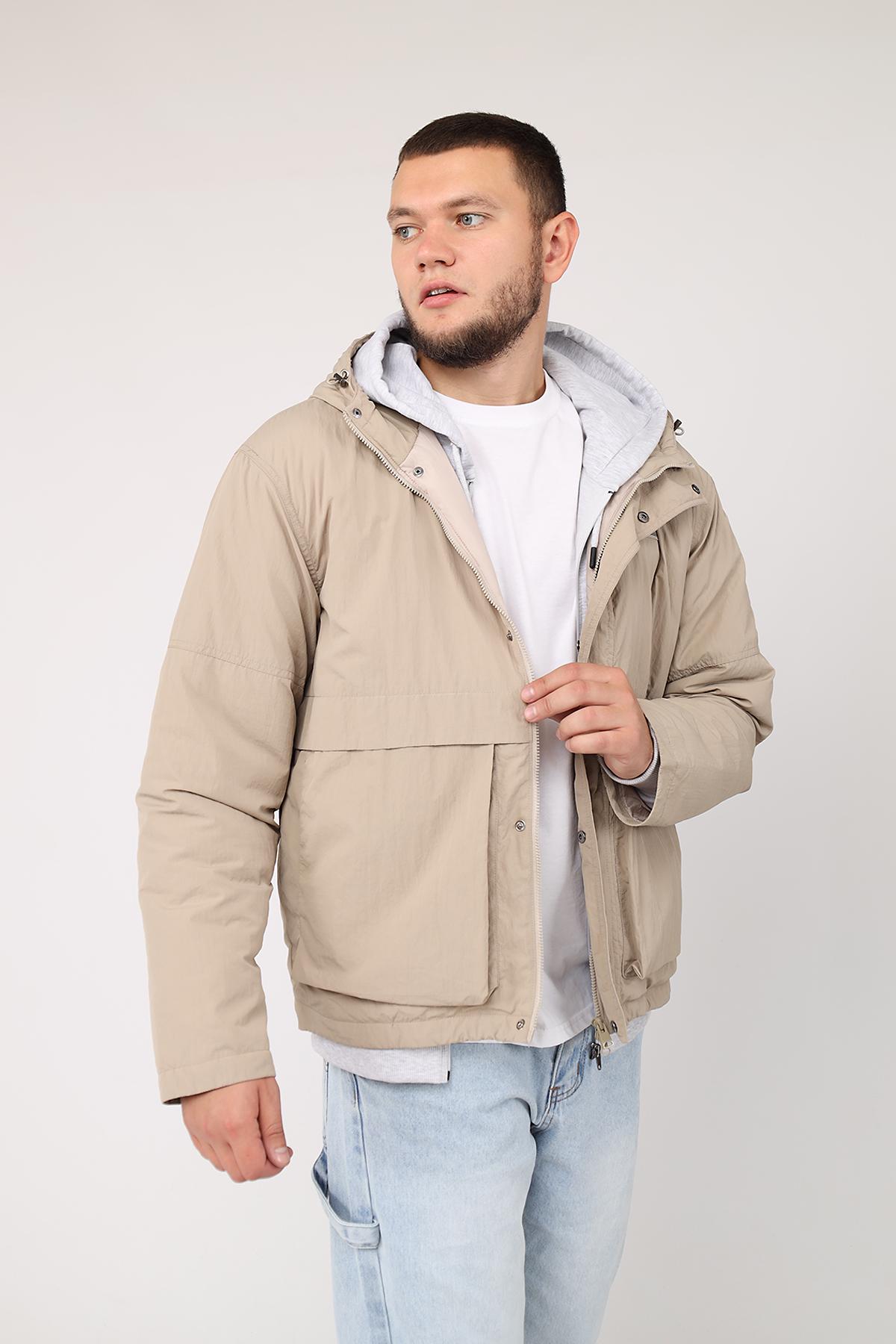Куртка мужская демисезонная ЦБ-00280110 р. 54 Бежевый (29080047) - фото 2 Куртка мужская демисезонная ЦБ-00280110 р. 54 Бежевый (29080047) - фото 2