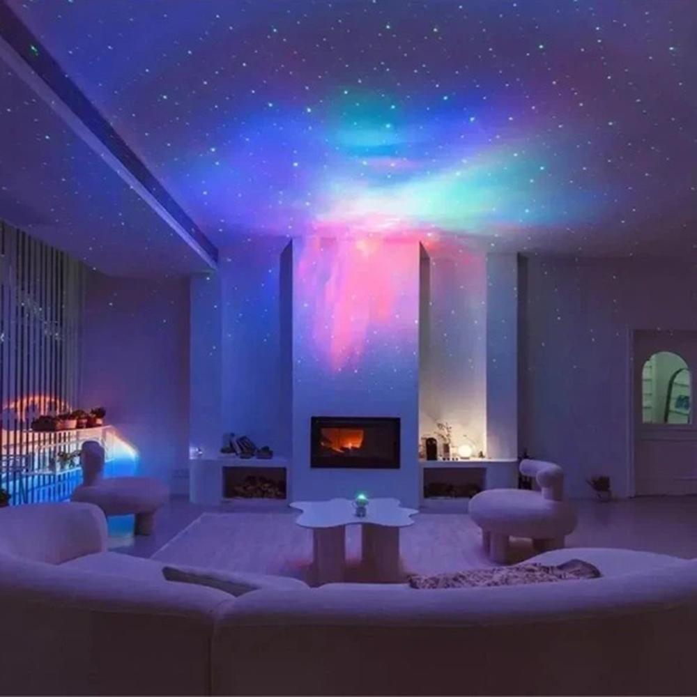 Нічник-проектор зоряного неба Астронавт з пультом ДК та Bluetooth колонкою від USB 8 режимів світіння - фото 4