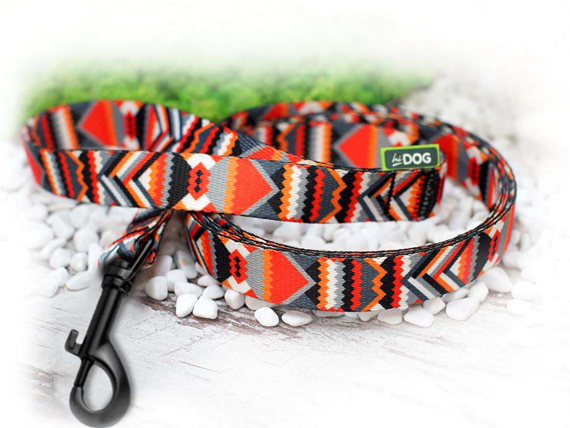 Поводок Hi Dog 25 мм x 152 см Geometric (2100102311016)