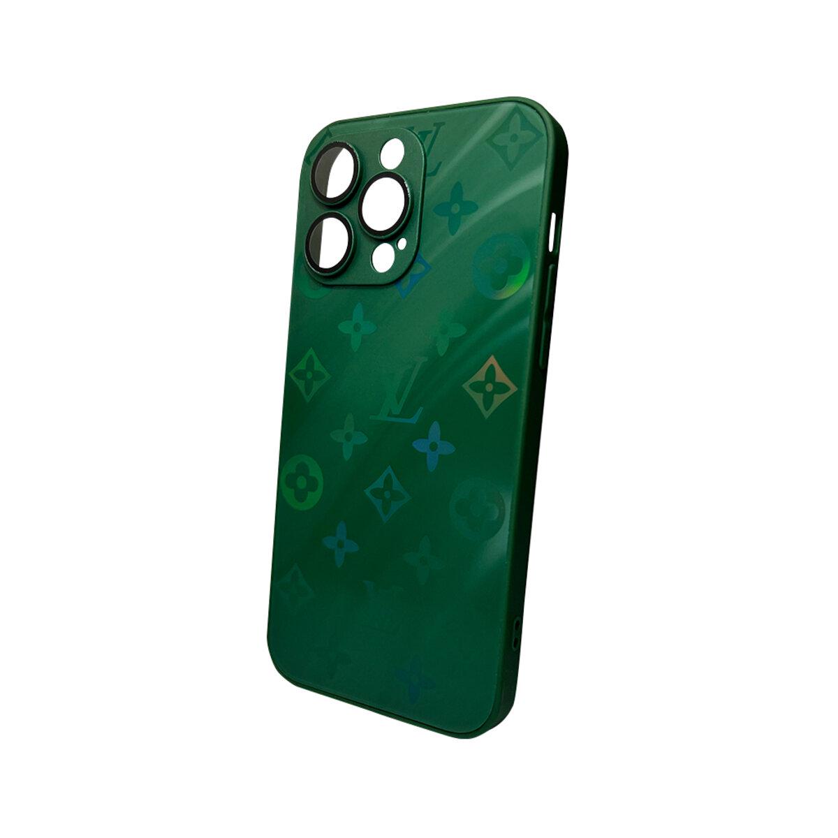 Противоударный чехол для Apple iPhone 14 Pro Max AG Glass Gradient Frame Cangling Green