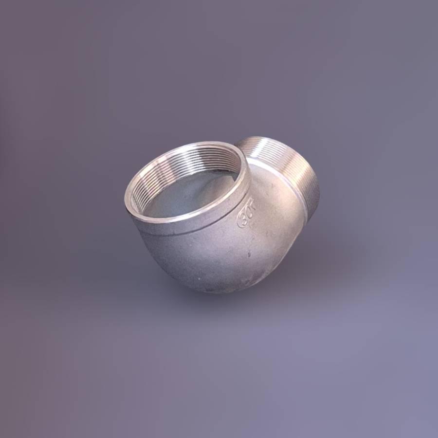 Відвід різьбовий DN80 ВН/ЗР BSPP н/ж сталь AISI304 90° Class 150 3" (29203143) - фото 5 Відвід різьбовий DN80 ВН/ЗР BSPP н/ж сталь AISI304 90° Class 150 3" (29203143) - фото 5