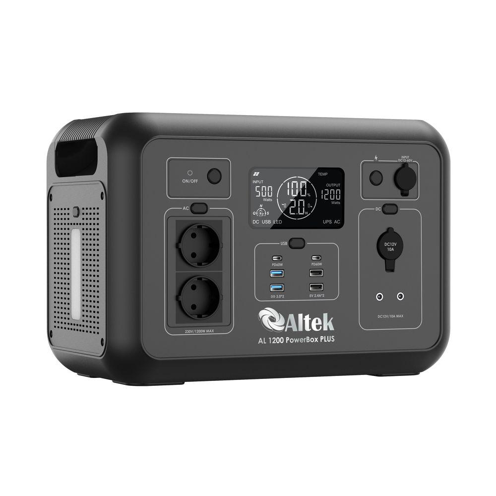 Зарядна станція портативна Altek AL 1200 PowerBox PLUS 1008 Вт/г - фото 3