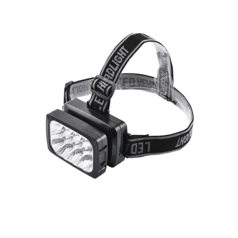 Фонарь-прожектор аккумуляторный с 12 светодиодами на батарейках