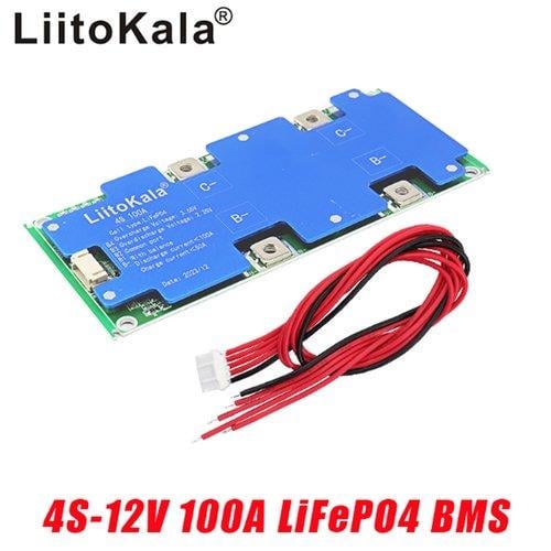 Батарея аккумуляторная 4S 12V 100A BMS LiFePo4 LiitoKala - фото 2