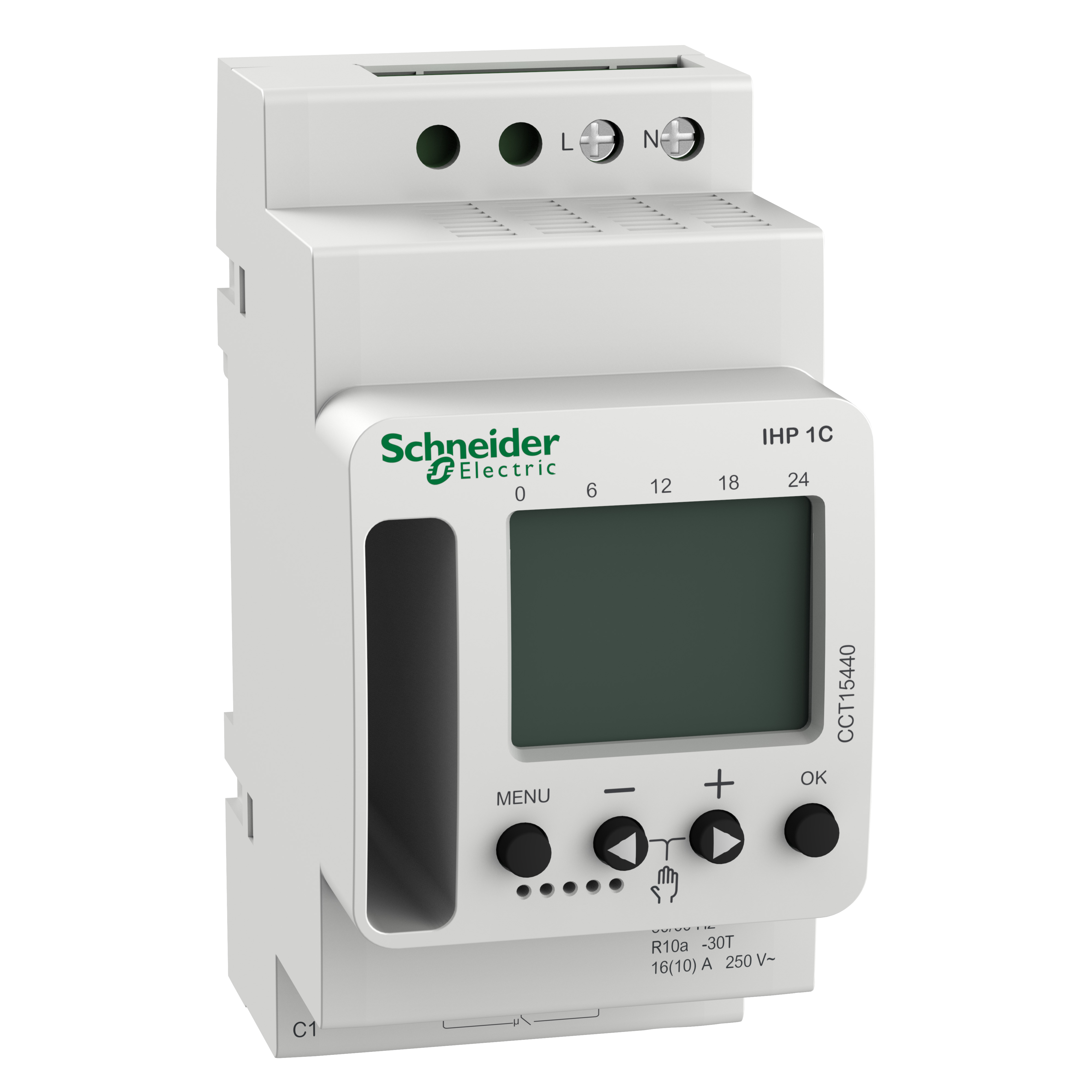 Таймер электронный Schneider Electric Acti9 IHP 16A 230V AC 1 канал недельный (CCT15440)