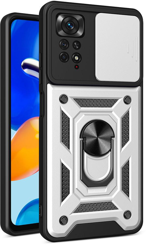 Чохол із захистом камери 3DGuard Xiaomi Redmi Note 12 Pro 4G Silver (33880-59)