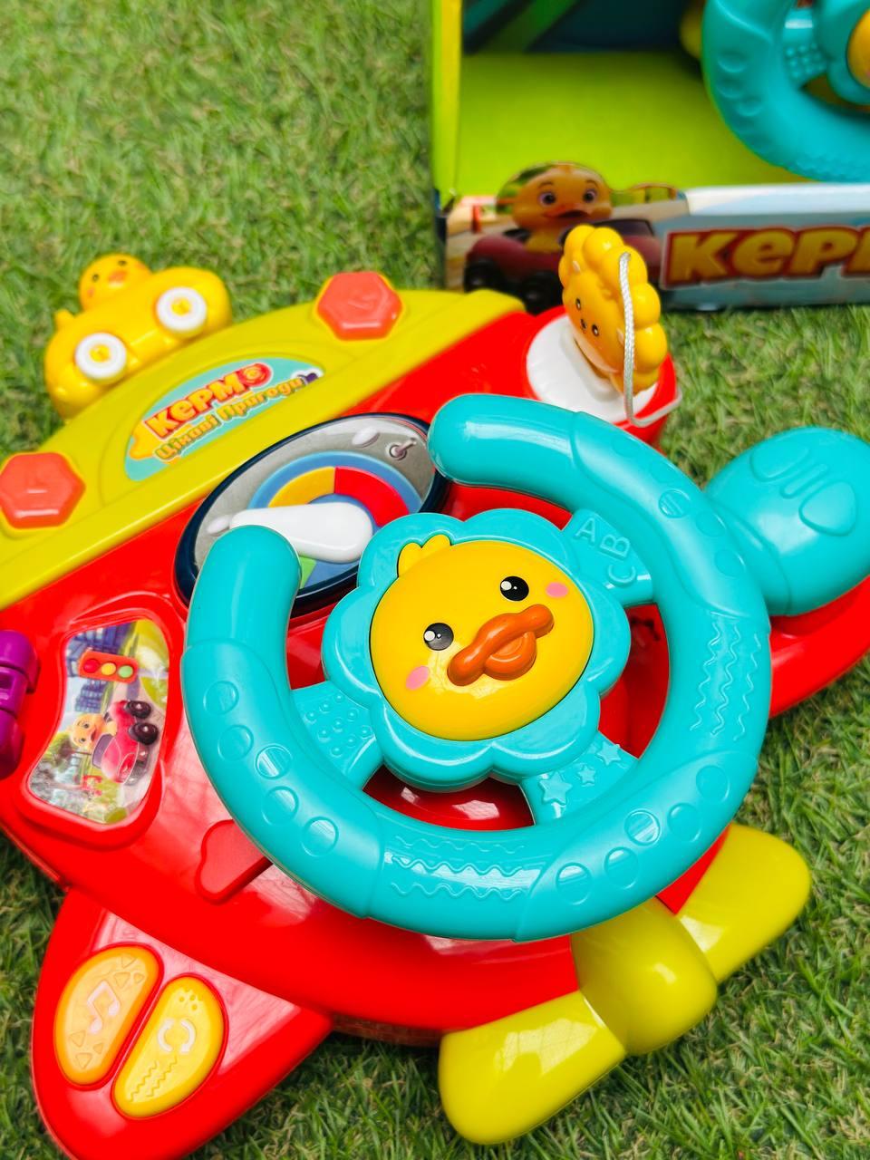 Руль музыкальный на коляску с креплением со светом и звуком для малышей (2733838131) - фото 5 Руль музыкальный на коляску с креплением со светом и звуком для малышей (2733838131) - фото 5