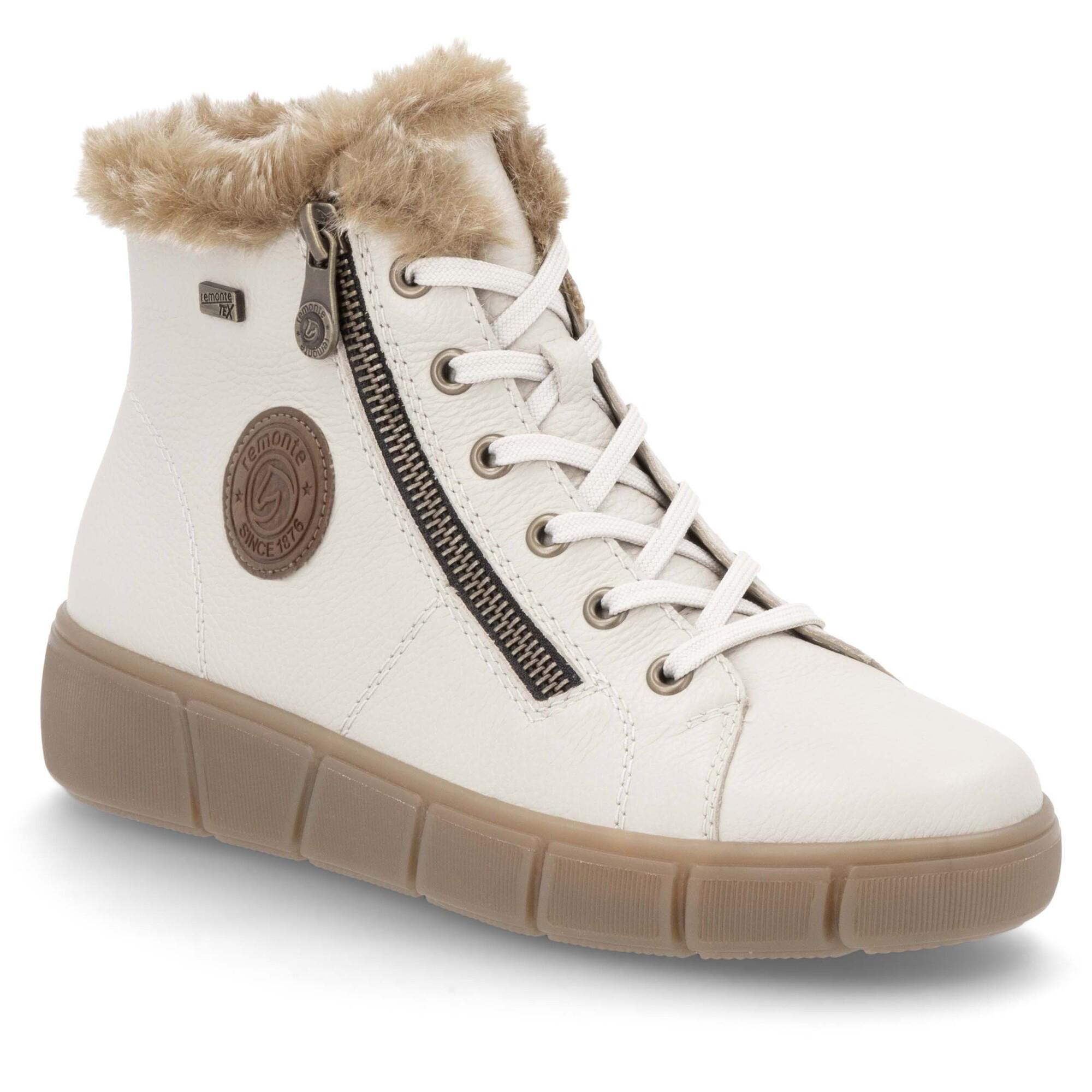 Ботинки женские зимние REMONTE повседневные р. 39 Кремовый (013867-39)