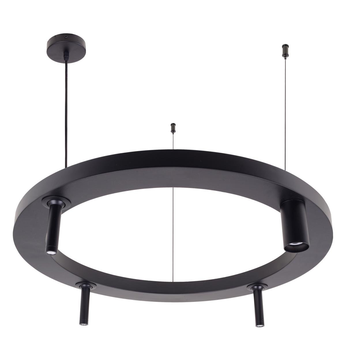 Люстра светодиодная BR-01 689S/5Wx3 GU10 7W BK "80