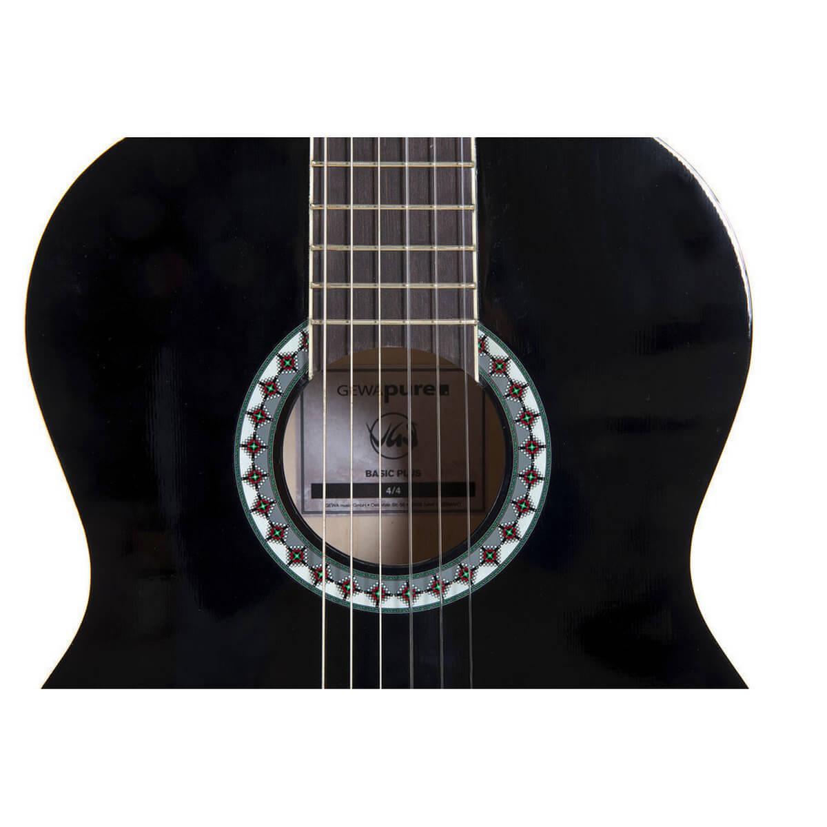 Классическая гитара GEWA BasicPlus 4/4 Black (G-PS510356742) - фото 6