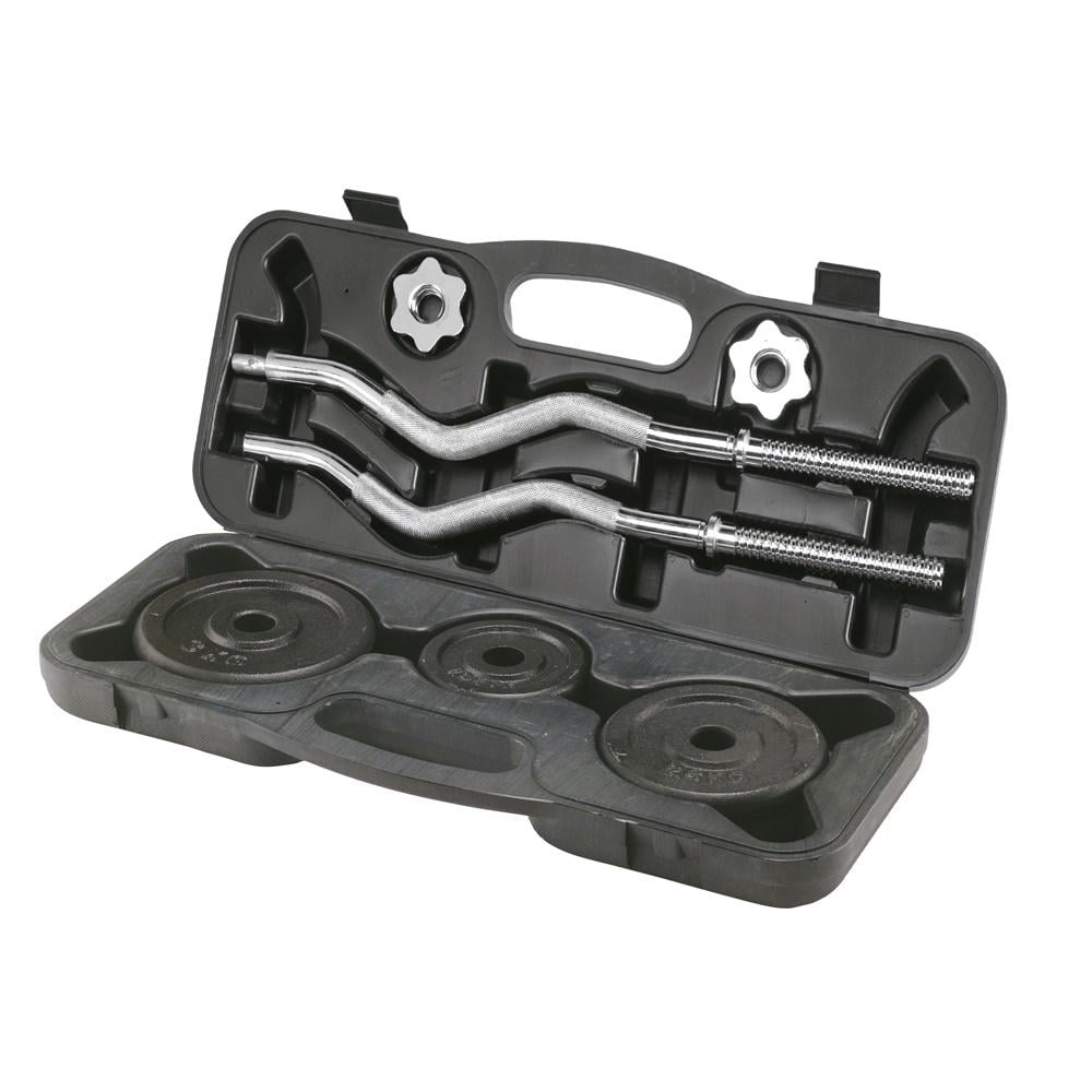 Набор штанг для скручивания inSPORTline BEZ20 с кейсом 20 кг (415829)