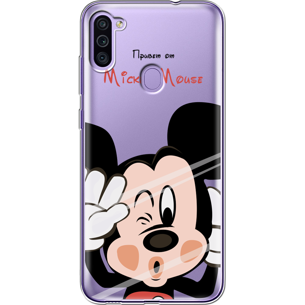 Чехол Boxface Samsung M115 Galaxy M11 Mister M Прозрачный силикон (39780-cc58-39628)