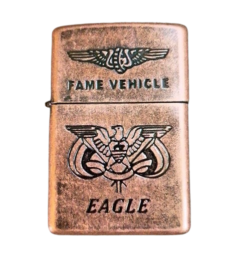 Запальничка бензинова KANTAI BS-1727 металева Eagle Бронзовий (1962G)