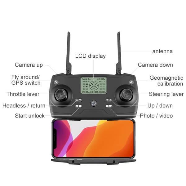 Квадрокоптер Aviator 8811 PRO с 6K и HD камерами Black (d027) - фото 6 Квадрокоптер Aviator 8811 PRO с 6K и HD камерами Black (d027) - фото 6