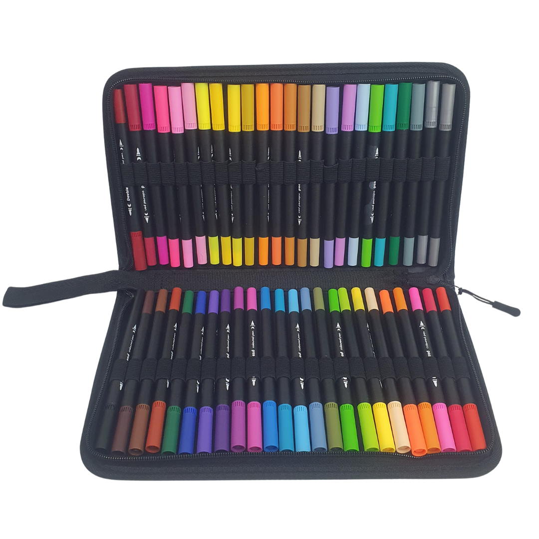 Набор юного художника Акварель Color pencil CD 48 маркеров с сумкой для рисования (AND48)