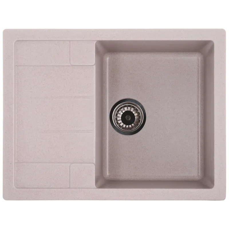 Мойка кухонная Zerix ZS-6550S-06 Бежевый (ZX4541)