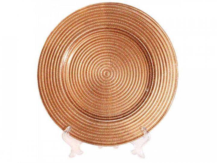 Тарелка Olens Брауни 21 см Коричневый (OC-16112-1)