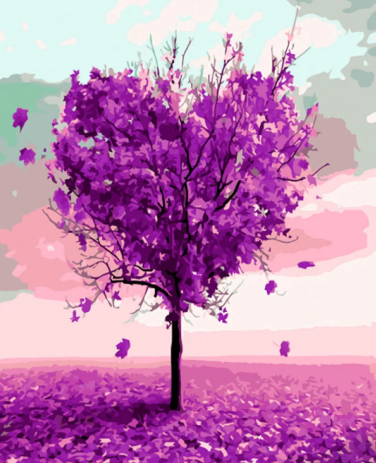 Картина по номерам Strateg Дерево влюбленных 40x50 см (GS1153)