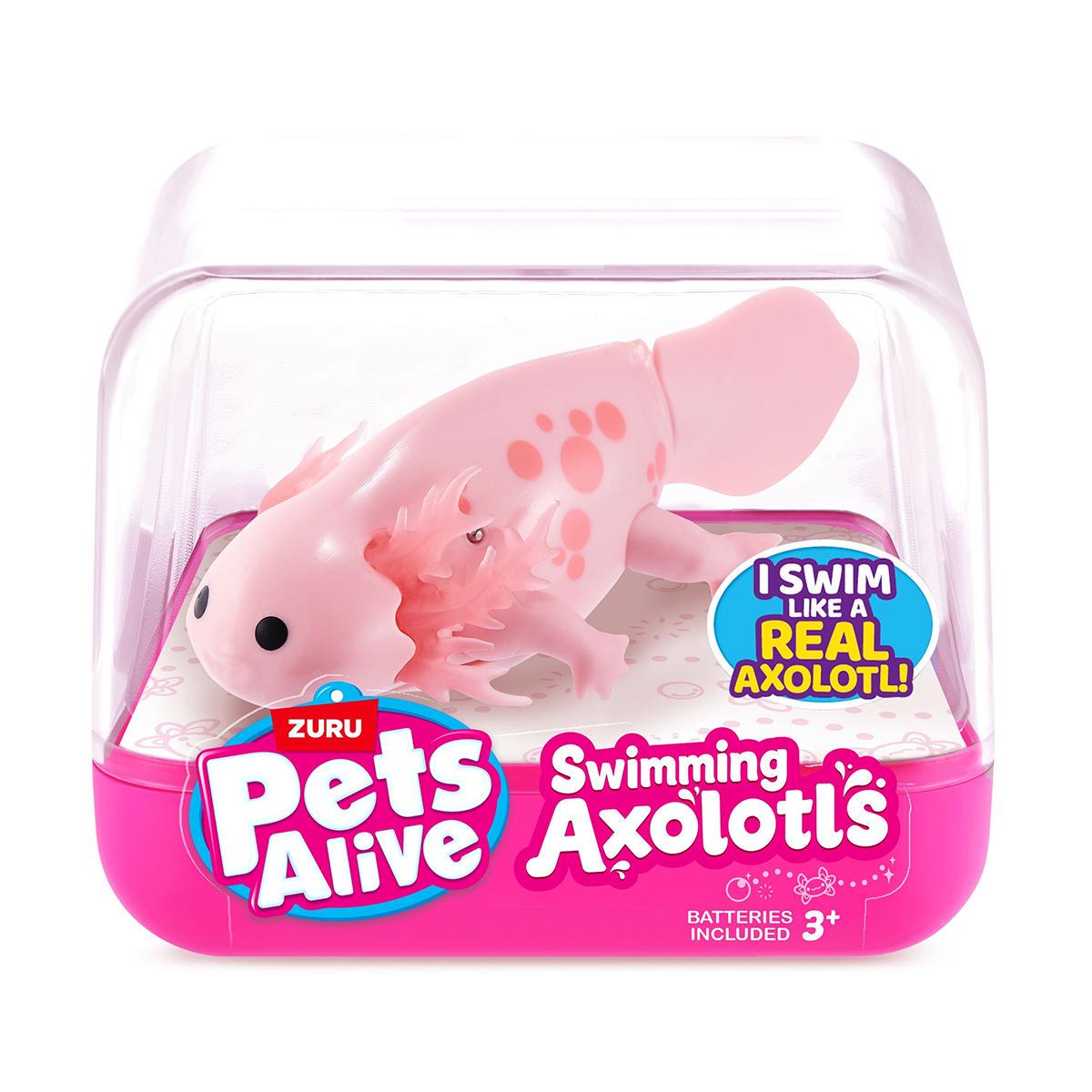 Интерактивная игрушка PETS ALIVE Аксолотль Розовый (S1)