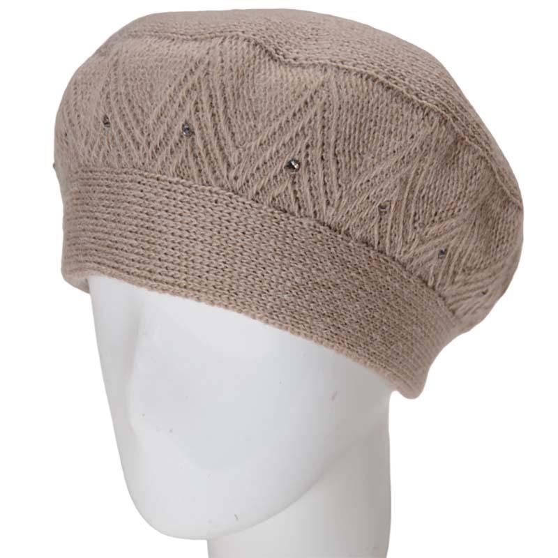 Берет жіночий Lirus Люся подвійний Бежевий (131945)