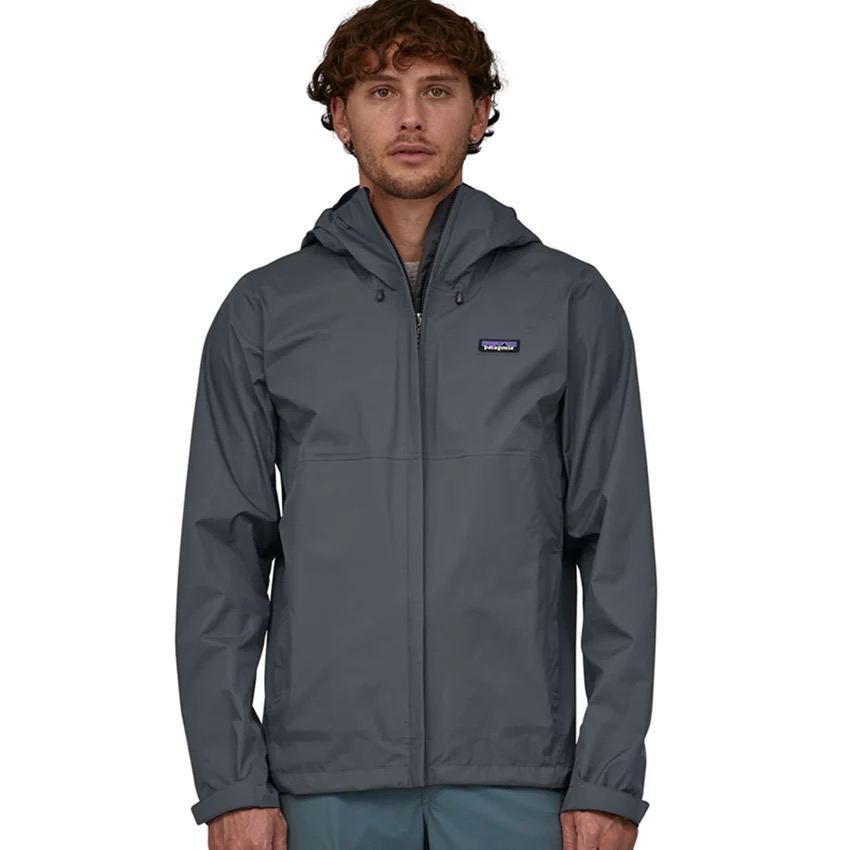 Куртка вітрозахисна Patagonia Men's Torrentshell 3L Jacket Smolder М Blue (SMDB85241-М) - фото 4