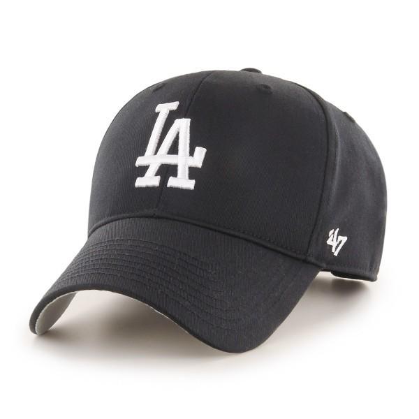 Кепка 47 Brand MVP LOS ANGELES DODGERS RAISED BAS Черный/Серый (OSFA B-RAC12CTP-BKA)