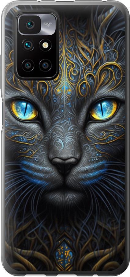 Чехол на Xiaomi Redmi 10 Кошка (5548t-2488-42517)