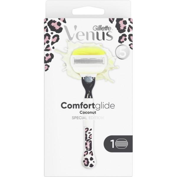 Бритва GILLETTE Venus Comfortglide Coconut с 1 кассетой (607945)