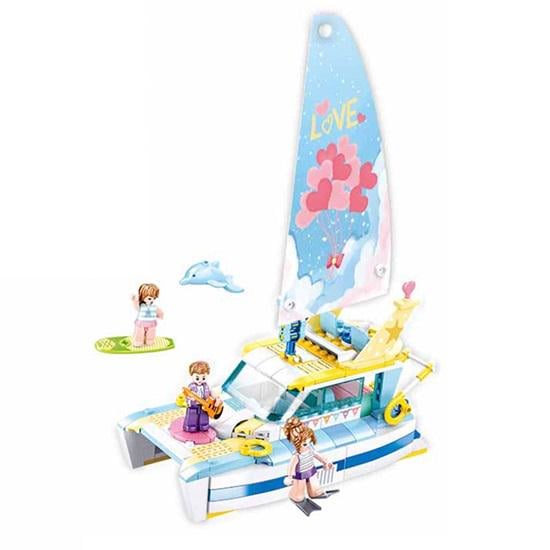 Конструктор Sluban Яхта 301 деталь (M38-B0867)