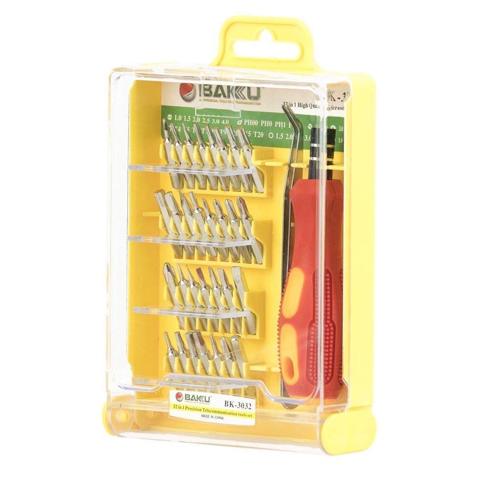 Набор отверток BAKKU BK-3032 Box ручка и 28 насадок (DR011163)