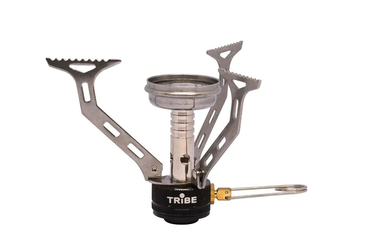 Газовая горелка туристическая Tribe Burner Classic складная под резьбовой газовый баллон 3200 Вт (T-HB-0016)