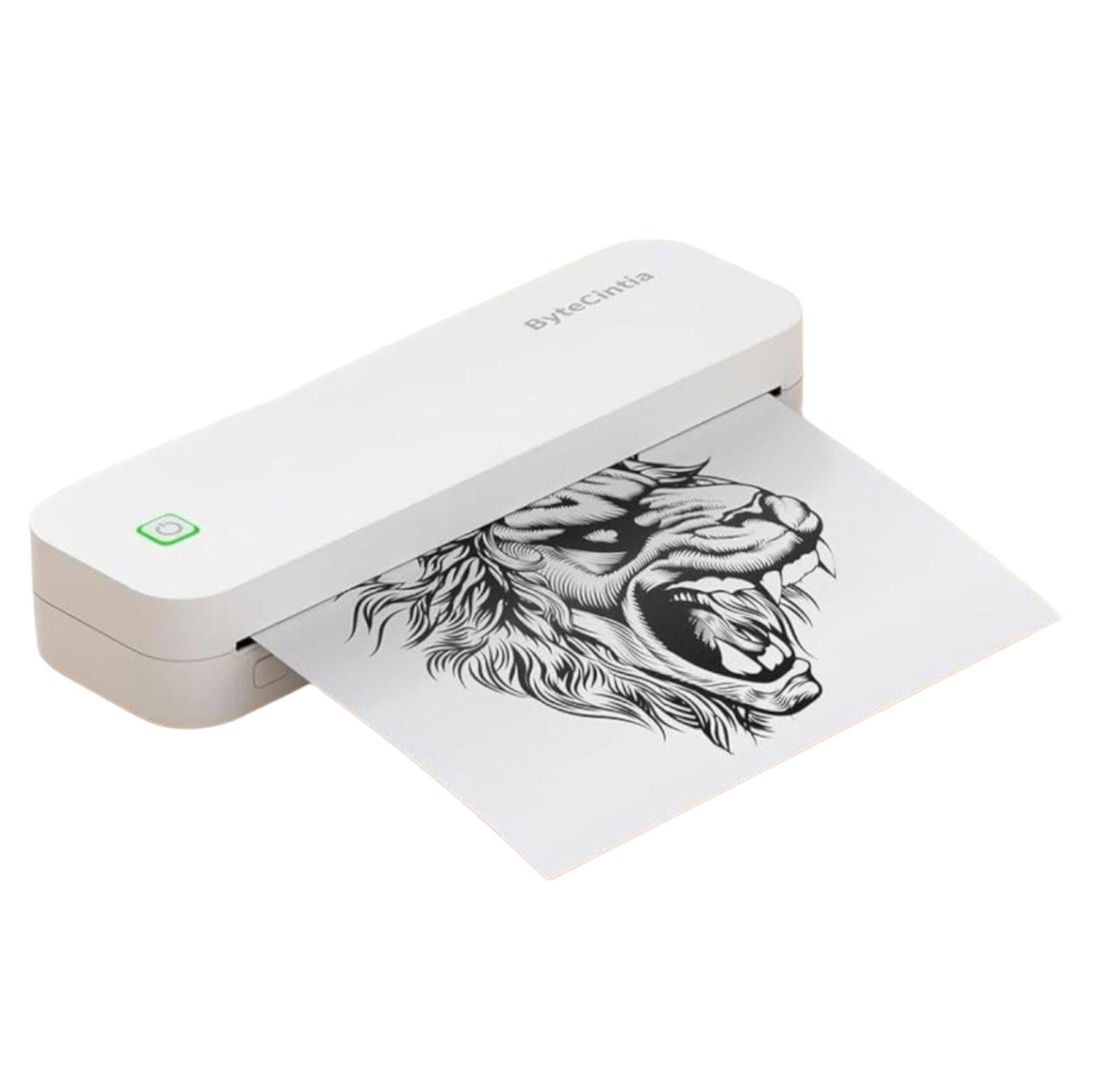 Принтер портативный для путешествий термо с Bluetooth поддерживает формат US Letter 85x11 дюймов