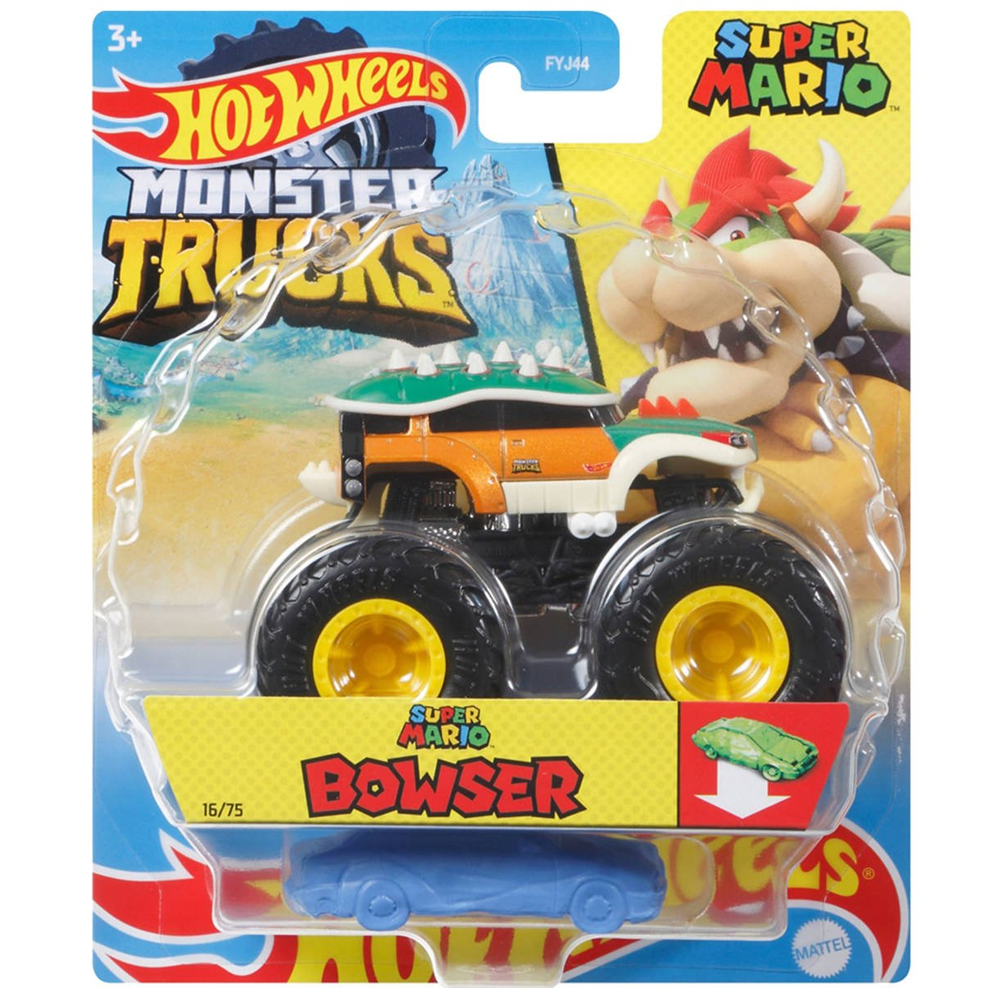 Машинка-внедорожник Hot Wheels Monster Trucks Super Mario Bowser FYJ44-86 (147966) Машинка-внедорожник Hot Wheels Monster Trucks Super Mario Bowser FYJ44-86 (147966)