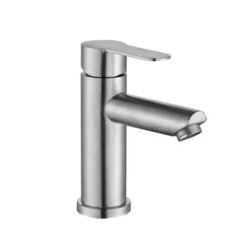 Смеситель для умывальника Frap F10801 Нержавеющая сталь (1035773)