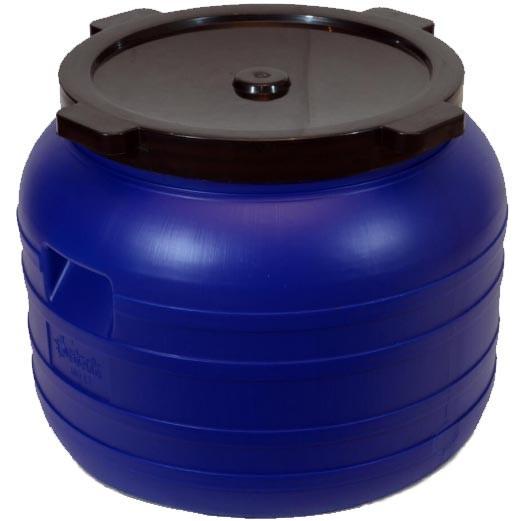 Бочка Sterk B250R низкая пищевой пластик 100 л (334028)