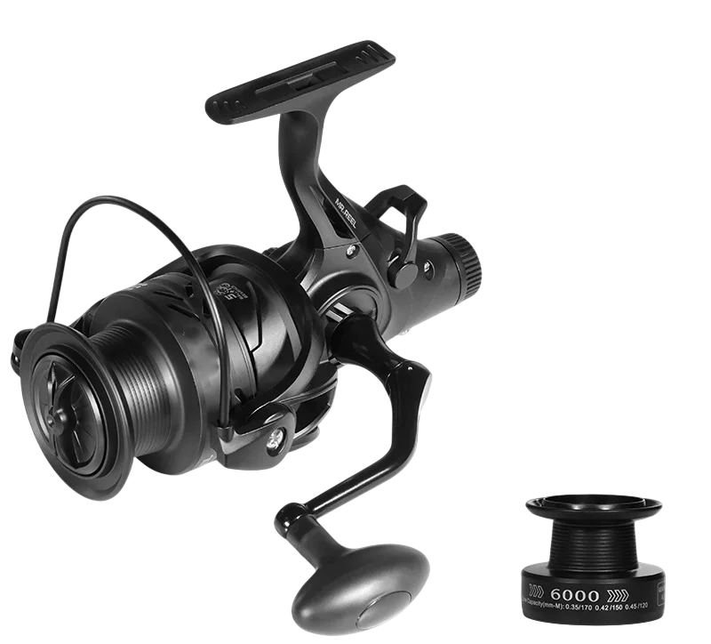 Риболовна котушка MR.REAL XFR р. 6000 з бейтраннером Black (2027502987)