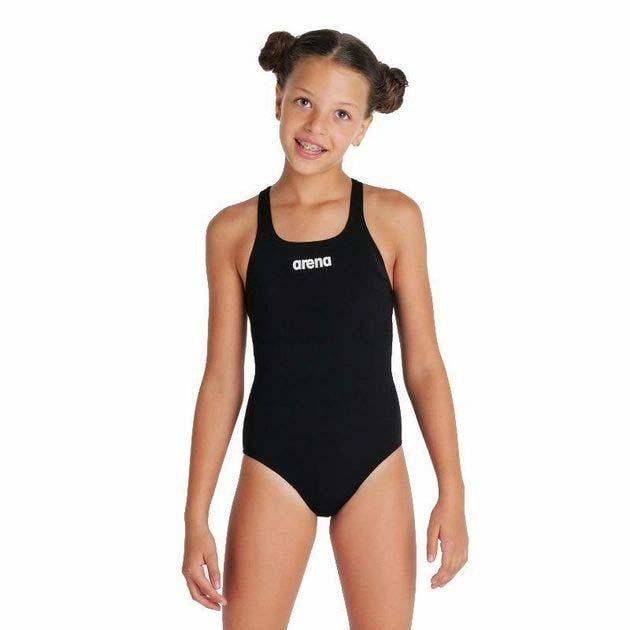 Купальник дитячий Arena TEAM SWIMSUIT SWIM PRO SOLID 128 см Чорний/Білий (004762-550 128)