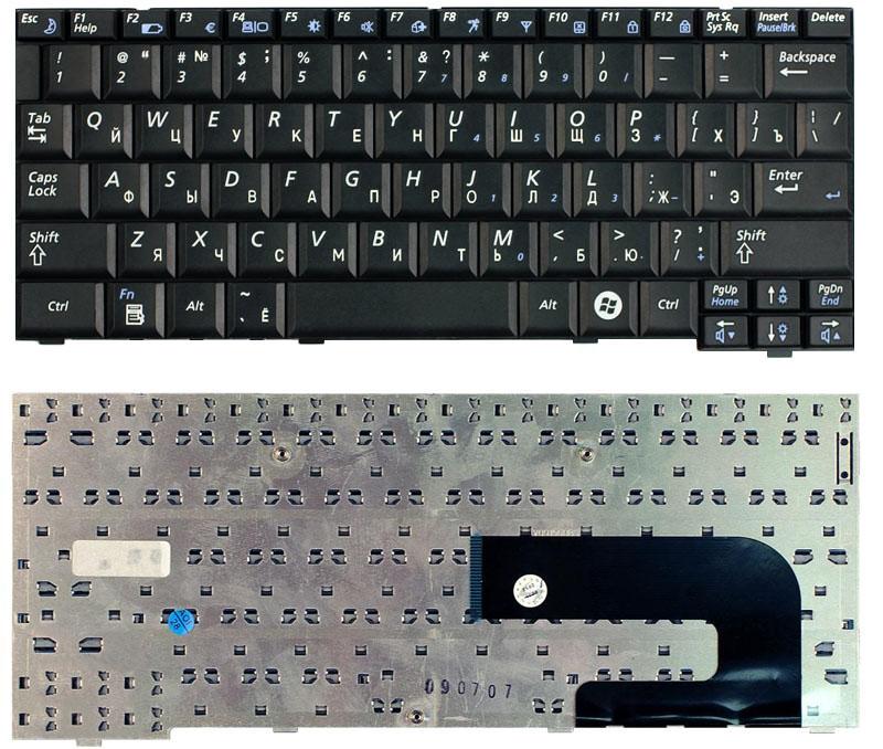 Клавиатура для ноутбука Samsung N120/N510 Black Клавиатура для ноутбука Samsung N120/N510 Black