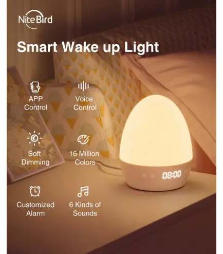 Нічник Nitebird Smart Baby Night Light LB2 White - фото 4