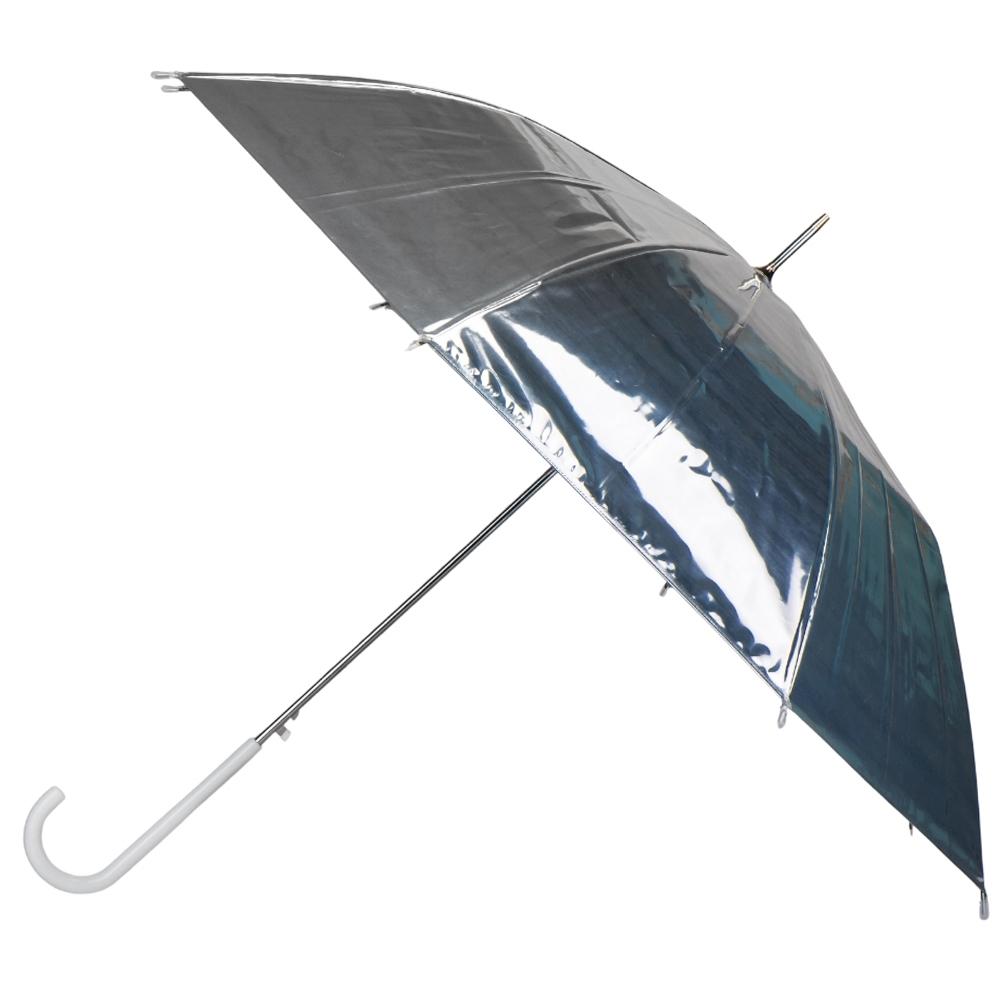 Зонтик на ножке Elisey Монохром с автоматическим механизмом Серебристый (116-81-9079-001)